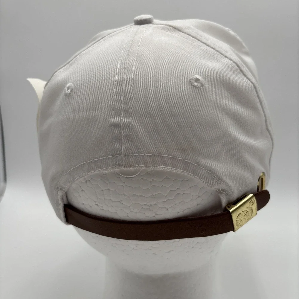 Vintage IBM Worldwide Olympics Sponsor Cap Hat Flat Bill 1988 80s White RARE NWT